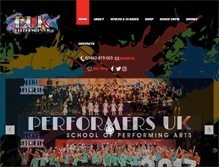 Tablet Screenshot of performersuk.com